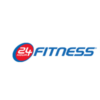 24 hours fitness logo
